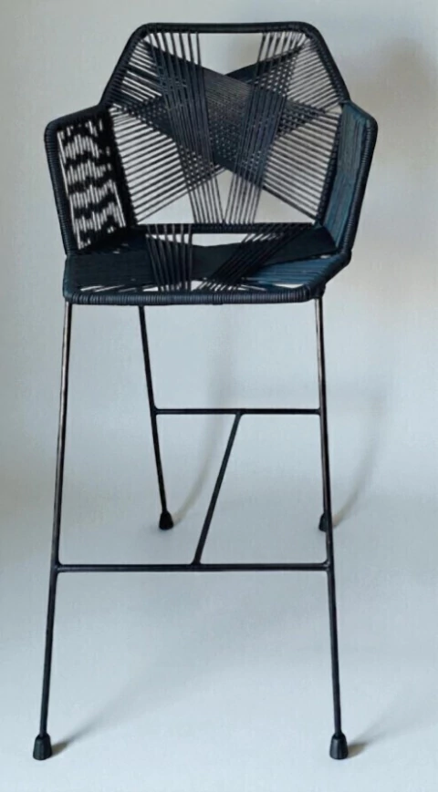 Banco Alto Hexagonal V