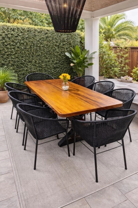 Comedor Parota Herradura Tupida